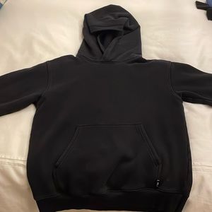 TNA black perfect cozy fleece hoodie